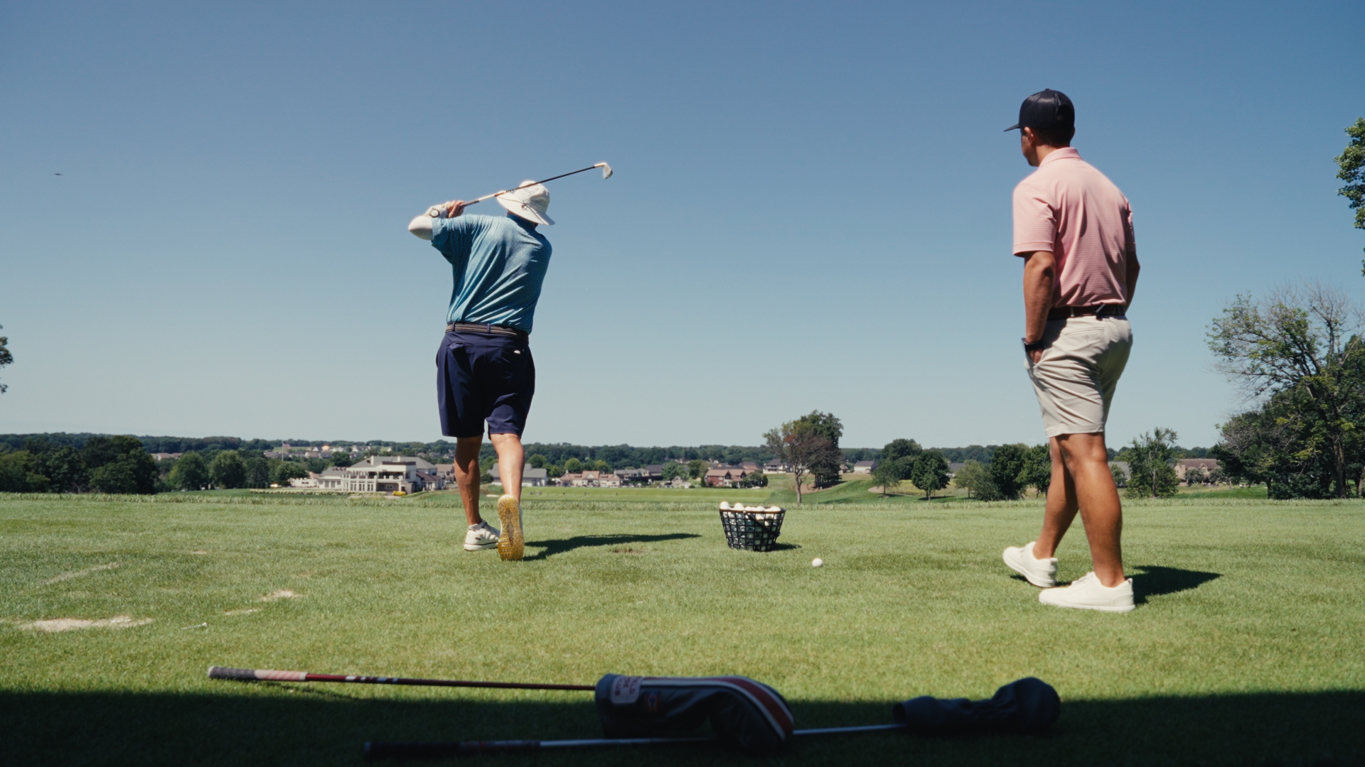 Lesson with one of the pros